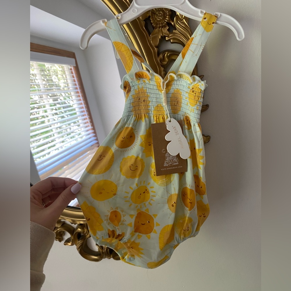 Angel Dear bamboo bubble romper